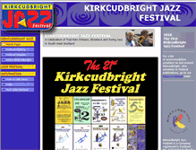 Tablet Screenshot of kirkcudbrightjazzfestival.co.uk